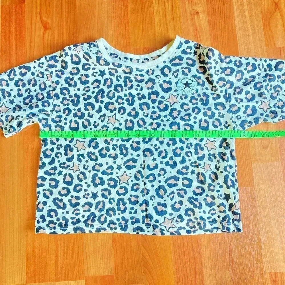 Converse Kid’s All-Star Chuck Taylor Leopard Print T-Shirt, Large (12-13‎ yrs)
